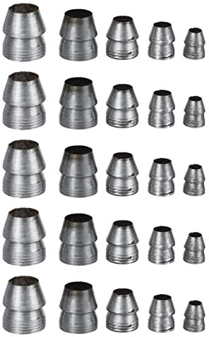 KONTONTY 25stücke Metallrundkeile Runder Keil Für Hammerstiel Axt Griff Metallkeil Runder Hammerkeil Sicherheitskeile Mit Rundgriff