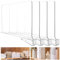 LDXDRU 4 Stück Transparent Regaltrenner Kleiderschrank, Acrylic Shelf Dividers Multifunktionaler Regalteiler für Schränke, Kleiderschrank, Küche, Bücherregal