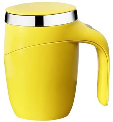 Tazza da caffè per mescolare, tazza da tè automatica, tazza da tè magnetica, 380 ml, ricaricabile, per caffè domestico, latte, tè, ricarica USB, acciaio inossidabile 304 e ABS