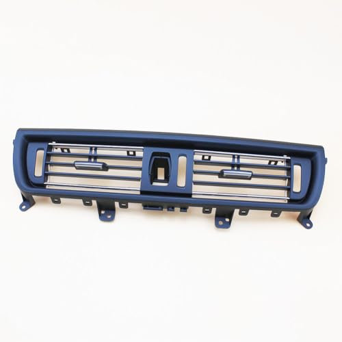 JHYOZMD Autostyling Auto Styling 1PCS Front Chrome Panel Center Air Outlet Grille Grill Abdeckung 64229166883 für BMW 5 F10 F11 F18 525 Teile(Front Centre)