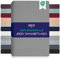 BRB Home Spannbettlaken 180x200cm - 27 cm Tiefe Tasche 100% Baumwolle Spannbetttuch Oeko-TEX Zertifiziert Bettlaken Jersey Bettware Bettbezug für Boxspringbett Dicke Matratzen - Hellgrau 180x200