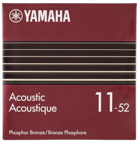 YAMAHA SA11P Cordes pour Guitare Acoustique – Custom Light (011-052), Phosphor Bronze