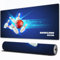 FEHWI Mauspad 90×40 cm Verlängertes großes Mauspad Schreibtischauflage,Bowling-Party-Dekorationen, Bowling Strike Red Ball und Klassische Pins Ali,genähte Kanten Gaming Mauspad,rutschfeste Gummibasis