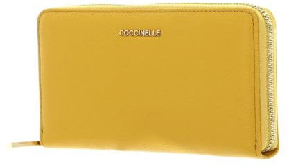 Coccinelle Metallic Soft Wallet Grained Leather Soleado