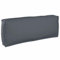vidaXL - Outdoor Cushion/Rectangular Sofa Pillow Anthracite - Modern Design/Removable Cover - 120 x 40 x 12 cm - Polyester Fiberfill - Indoor Use - Living Room/Patio/Indoor Furniture Accessory