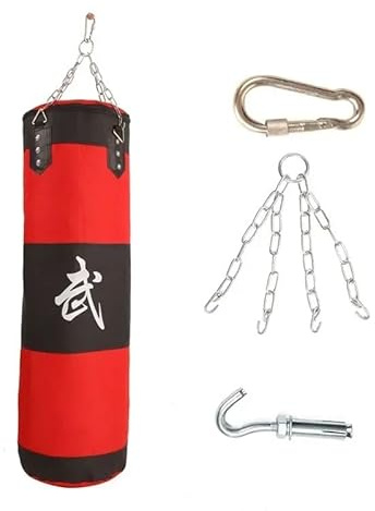 Sac De Frappe Accueil Sac de Sable Vide-Lourd Gym Boxe Robuste Coup de Poing Coup de Pied Sable Sac De Boxe(80CM Hollow Model)