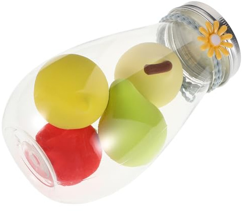 LRXIYODE 4pcs Fruit-Shaped Beauty Sponge Set for Dry and Wet Use, Soft Cosmetic Blenders for Foundation, Liquid and Powder Makeup Application, Facial Blending Puff Tools