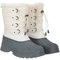 Mountain Warehouse Whistler Womens Snow Boots - Snowproof Ladies Winter Shoes, Warm, Textile Upper, Reinforced Heel & Toe Bumpers - Ideal for Walking, Hiking White Adult Shoe Size 4