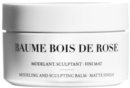 Baume Bois De Rose by Leonor Greyl Paris - Modeling and Sculpting Pomade - Hair Modeling Cream - Matte Finish Styling Pomade for All Hair Types (1.7 Oz)