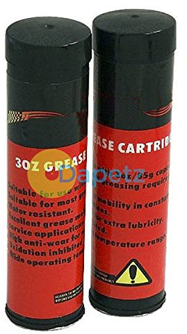 Dapetz ® Grease Gun Cartridges Set High Temperature And High Pressure 3Oz - 85 Grams Refill Grease Cartridge For Wheel Bearings, Chassis & Universal Joint