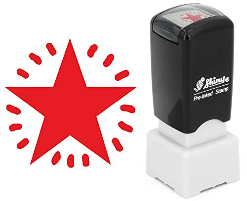 Timbro fedeltà stella – timbro per carte di fedeltà,