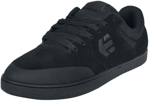 etnies Marana – Ikonischer Profi-Skate, verstärkte Michelin Cupsole, gepolsterte Dämpfung, Alltagssneaker, 3-mal langlebiger, robust wurde noch robuster Black/Dark Grey/Gum 7