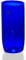 Maison Zoe Zylinder Glasvase aus Recycling-Glas Elena - Dunkelblau - blau - groß - Durchmesser ≈ 11cm Höhe ≈ 28cm - 100% Handmade - Blumenvase - Vase mundgeblasen - Dekovase - Tischvase