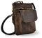 Leuchtbox Echtleder Outdoor Gürteltasche Hüfttasche Umhängetasche Handytasche Crossbody Bag für Damen und Herren Unisex - Echtes Rindsleder (Braun)