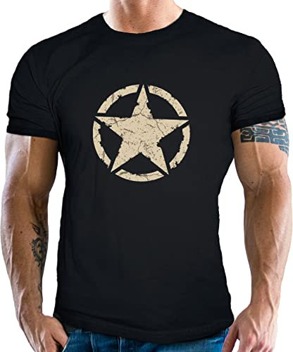 Classic T-Shirt für den US-Army Fan: Vintage Star 2XL