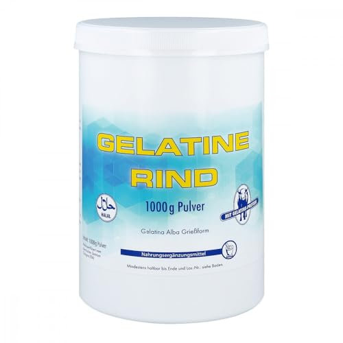 Gelatine Rind Pulver Hala 1000 g