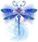 ABEUTY Diamond Painting Full Set, DIY 5D Diamant Painting Blau Schöne Libelle Tier Diamant Malerei Malen nach Zahlen Kreuzstich (Libelle)