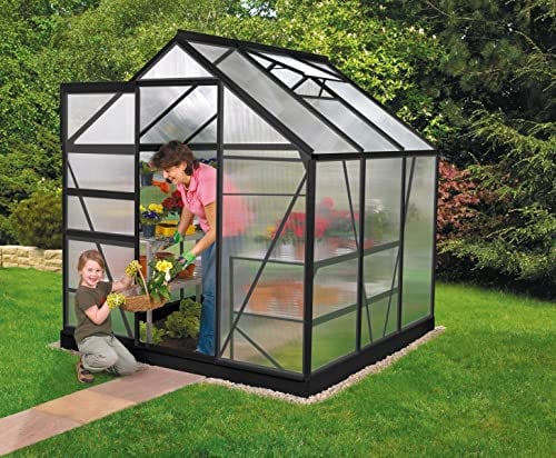 Vitavia Gewächshaus Venus 3800, HKP 4mm, anthrazit