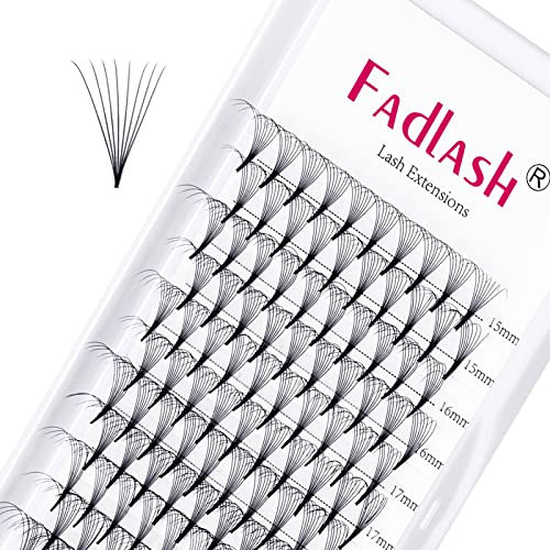 Pre Made Fans Eyelash Extensions 8D-0.07D Curl Mix 15-20mm Pointy Base Premade Lash Extension Fadlash Lashes Fan 8D Pre Made Russian Lashes 0.07mm Premade Volume Russian Lashes