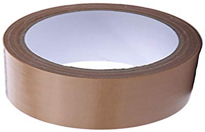 Gewebeklebeband, 10 m lang, 2 cm breit, Gaffer-Klebeband, wasserdicht, Mehrzweck-Klebeband für Reparaturen (2 Stück, braun)