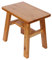Petit tabouret en bambou tabouret bas polyvalent banc d'enfants pour cuisine, salle de bain, chambre ou salle de jouets(Petit tabouret carré en bambou)