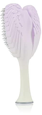 Tangle Angel Haarbürste für Haarverlängerungen, antistatisch, weiche Borsten, Paddelbürste für glattes oder gewelltes Haar, Engelsflügel, Dusch- und Föhnen, Entwirrer-Haarbürste für Damen, zweifarbig,