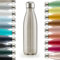 Blumtal Trinkflasche 750 ml Edelstahl - auslaufsichere Isolierflasche - BPA-freie Trinkflasche kalt & warm - doppelwandige Insulated Bottle - rostbeständige Isolierflasche Stainless Steel - Silber