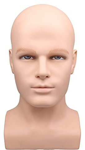 MEAHUS Mannequin-Köpfe für Perücken, männlicher Mannequinkopf für Masken, Schaumstoff, Mannequinkopf für Perücken, Hüte, Kopfhörer