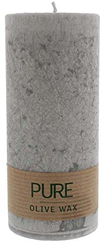 Wenzel Olive Wax Kerze, Anthrazit, 130x60