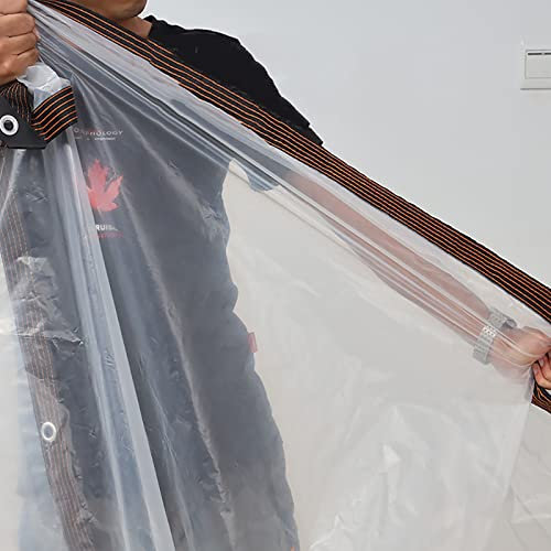 Telo Impermeabile in PVC Trasparente per Il Tetto della Serra delle Piante, 2x3m 3x6m 4x4m 4x8m 6x6m 7x8m Teloni Antipioggia Pieghevole per Piante, Copertura in Telo Antipioggia (Size : 2x2m)