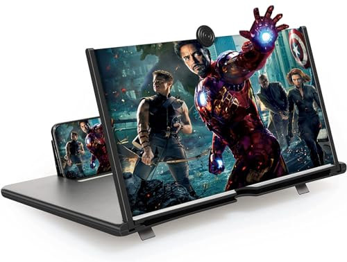 LAC FUTURE Amplificador de Pantalla para Movil 12 Pulgadas - Regalos Originales para Hombre Cumpleaños - Lupa para Móvil Regalos Adolescentes
