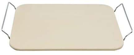 BRUNBESTE BB-2929 - Piedra para pizza con soporte (38 x 30 cm)