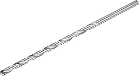 sourcing map 6542 High Speed Steel Straight Shank Twist Extra Long Drill Bit, Uncoated 10mm Drill Diameter 300mm Length