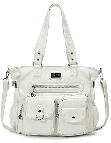 KL928 Handtasche Damen Tasche Umhängetasche Schultertasche Damentaschen gross für Damen Frauentasche PU Leder Damenhandtasche mit vielen Fächern