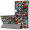 XFDSFDL® Étui pour Samsung Galaxy Tab S8 SM-X700/X706 (11 Pouces) Ultra Mince PU Cuir Housse Flip Coque Graffiti Motif avec Built Stand et Veille/Réveil Automatique Protection Cas 06