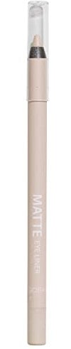 GOSH Matte Eyeliner in intensivem Schwarz I cremig weiche Textur für einfaches Auftragen I hohe Deckkraft, ideal für Smokey Eyes I perfekt zu Maskara I vegan & parfümfrei I 013 Nude