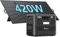FOSSiBOT F2400 Generador Solar Portatil, Paneles Solares de 420W, Salida de 2400W CA (4800W Pico), Batería LiFePO4 de 2048Wh, Carga del 80% en 1,5 Horas, Estacion de Energia Portatil para Camping