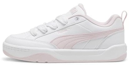 PUMA Unisex Park Lifestyle Sneaker, White-Whisp of PINK, 39 EU