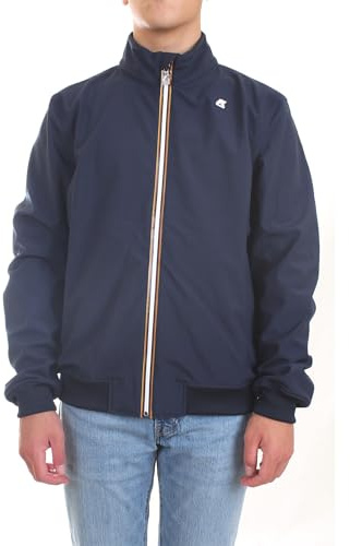 K-Way Herrenjacke K111B1W Arsene Blau Bonded Parka Wasserdicht