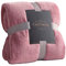 TASTHROW Kuscheldecke, Weiche Fleecedecke Sofaüberwurf, Weich und Warm Tagesdecke Wohnzimmerdecke Couchdecke (Rosa, 230x270cm)