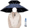SUQ Faltbare Angelschirm Regenschirmhut, Outdoor Hands Free Schirmmütze, Regenschirm-Hut, Regenschirm Hut klein Sonnenschirm Hut, Sonnenschutzkappe für Outdoor Aktivitäten, Wandern Cam Angel Strand