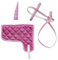 Panduro Hobby Horse | Einhorn Outfit Kit | Glitter Thema mit Einhorn Horn | Zubehör für Steckenpferde | Rosa