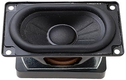 Haveratio 4580 4Ohm 12W Altoparlante a Piena Frequenza Rettangolo 3 Pollici HiFi Suono Bobina Dinamica Altoparlante 80mm Nero