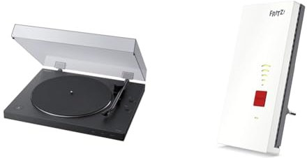 Sony PS-LX310BT Preamplificatore fono giradischi Bluetooth e AVM Fritz!WLAN Mesh Repeater 2400 dual WLAN AC + N fino a 1.733 MBit/s 5GHz + 600 MBit/s2, 4 GHz