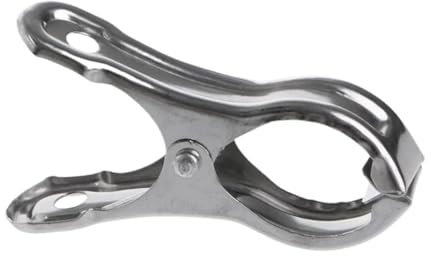 100 pz Mollette In Acciaio Inox Grande Telo Mare Pinze Mollette Spilli Abbigliamento Gancio Morsetto Utile Molletta Da Bucato for La Casa