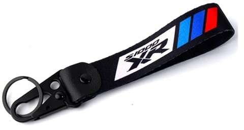 MSWCCV W for BMW S1000RR S1000XR S1000R HP4 HP2 Motorrad Schlüssel Kette CNC Schlüssel Schutz Shell Schlüssel Fall Abdeckung S1000 S 1000 R RR XR Y (Color : S1000XR-Chain)