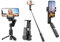 SRIKEKL Gimbal-Stabilisator für Smartphone, 2-Achsen-Selfie-Stick mit Stativ mit LED-Licht, 360° drehbar, mit Fernbedienung für Android und iPhone, ideal für Vlogging, YouTube, TikTok-Video