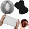 Haarnetz 100 Stück, 20 Zoll Elastizität unsichtbare elastische Mesh Perücke Netze für Haar Bun Making Ballett Tänzerin Küche Food Serive(Schwarz)