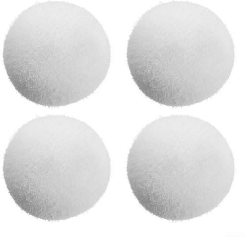Scum Eliminating Sponge Balls, Reusable Swimming Pool Filter Balls Washable Oil Absorbing Floating Filter for Swimming Pools(4pcs)