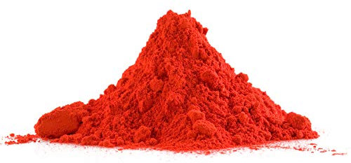 Eisenoxid Pulver Trockenfarbe Oxidfarbe Pigmentfarbe Pigmentpulver für Beton Estrich Zement Gips Putz Epoxidharz Boden Wand Garage etc. Ziegelrot - 1Kg